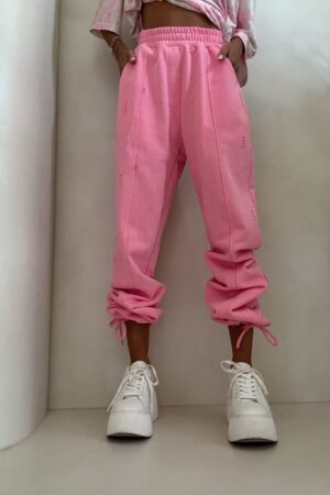 Spodnie NARSE - różowe