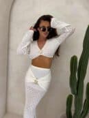 Komplet MUSZLA – ecru