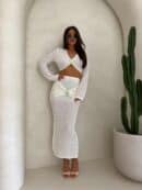 Komplet MUSZLA – ecru