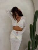 Komplet MUSZLA – ecru