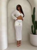 Komplet MUSZLA – ecru