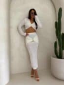 Komplet MUSZLA – ecru