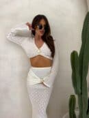 Komplet MUSZLA – ecru