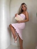 Sukienka LAGUNA - jasny róż