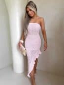 Sukienka LAGUNA - jasny róż