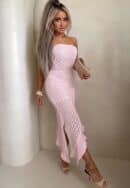 Sukienka LAGUNA - jasny róż