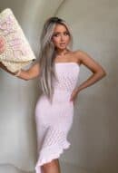 Sukienka LAGUNA - jasny róż