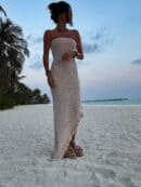 Sukienka LAGUNA - jasny beż