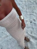 Sukienka LAGUNA - jasny beż