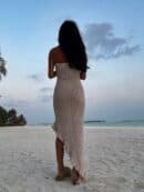 Sukienka LAGUNA - jasny beż