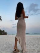 Sukienka LAGUNA - jasny beż