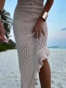 Sukienka LAGUNA - jasny beż