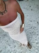 Sukienka LAGUNA - jasny beż