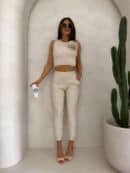 Komplet DELANI ROSE – jasny beż