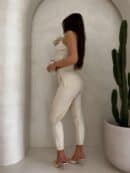 Komplet DELANI ROSE – jasny beż