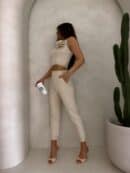 Komplet DELANI ROSE – jasny beż