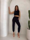 Komplet DELANI ROSE – czarny