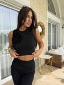 Komplet DELANI ROSE – czarny