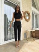 Komplet DELANI ROSE – czarny