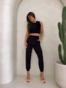 Komplet DELANI ROSE – czarny