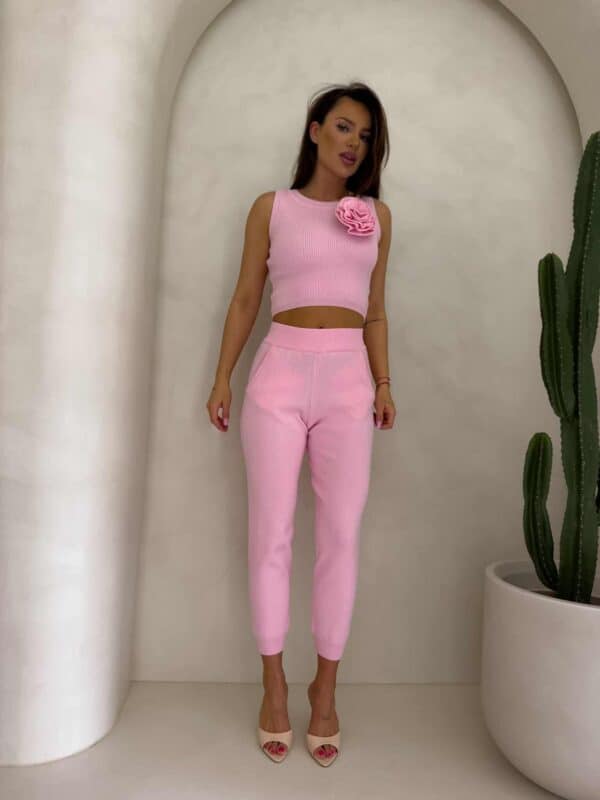 Komplet DELANI ROSE – jasny róż