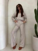 Komplet MYKONOS – chłodny beż