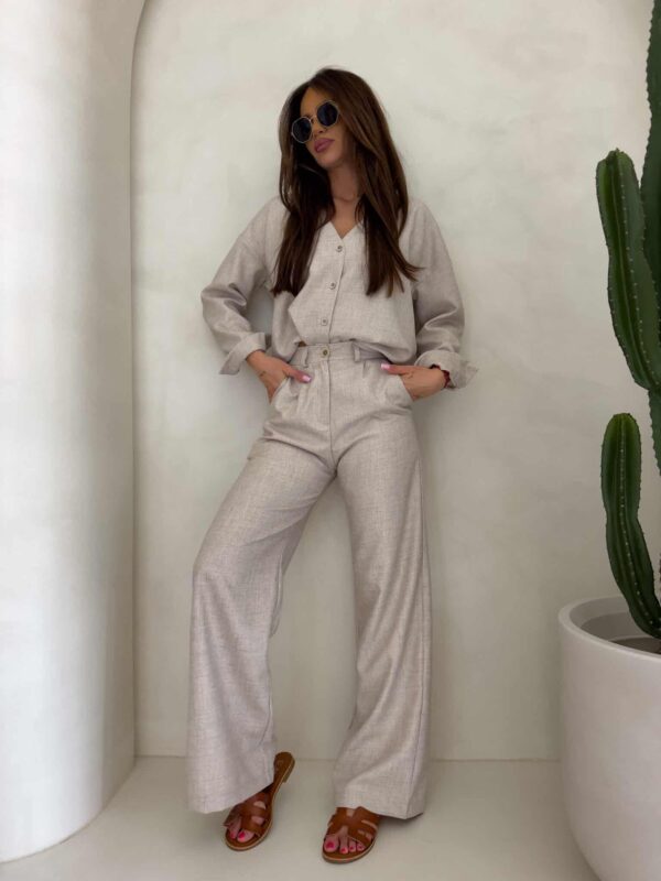 Komplet MYKONOS – chłodny beż