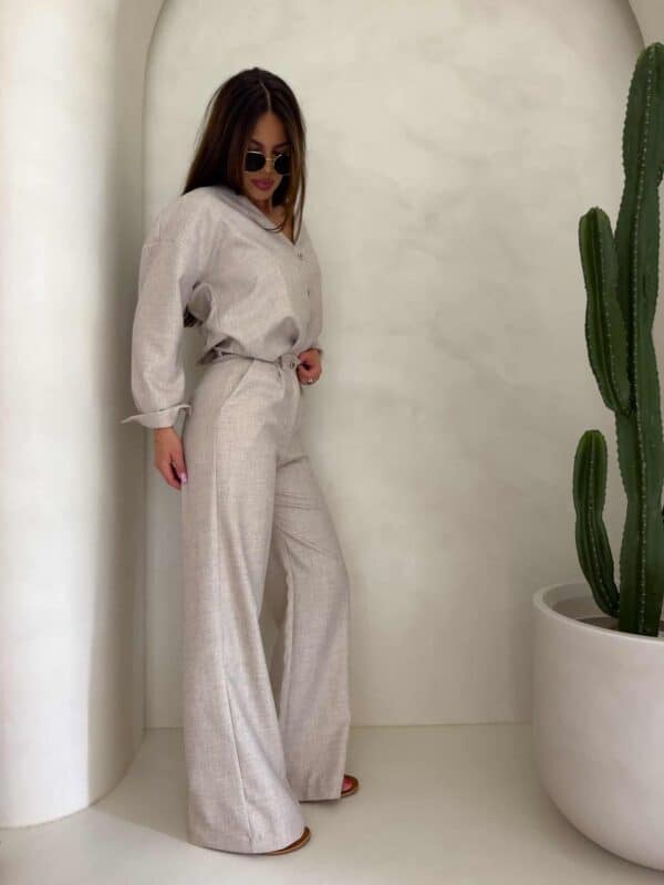 Komplet MYKONOS – chłodny beż