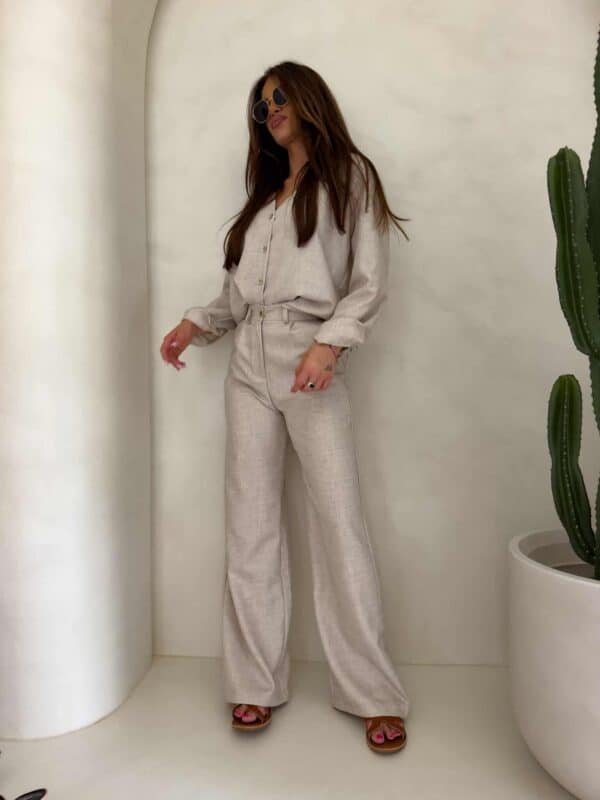 Komplet MYKONOS – chłodny beż