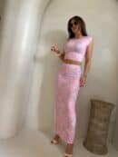 Komplet VISIT - różowy Komplet VISIT - różowy