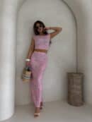 Komplet VISIT - różowy Komplet VISIT - różowy