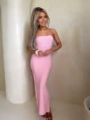 Sukienka SPAIN - jasny róż