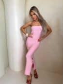 Sukienka SPAIN - jasny róż