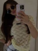 Bluzka MARMARIS koronka print little flowers – bananowa Bluzka MARMARIS koronka print little flowers – bananowa