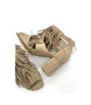 Sandały EXQUISITE-1499-almond welur