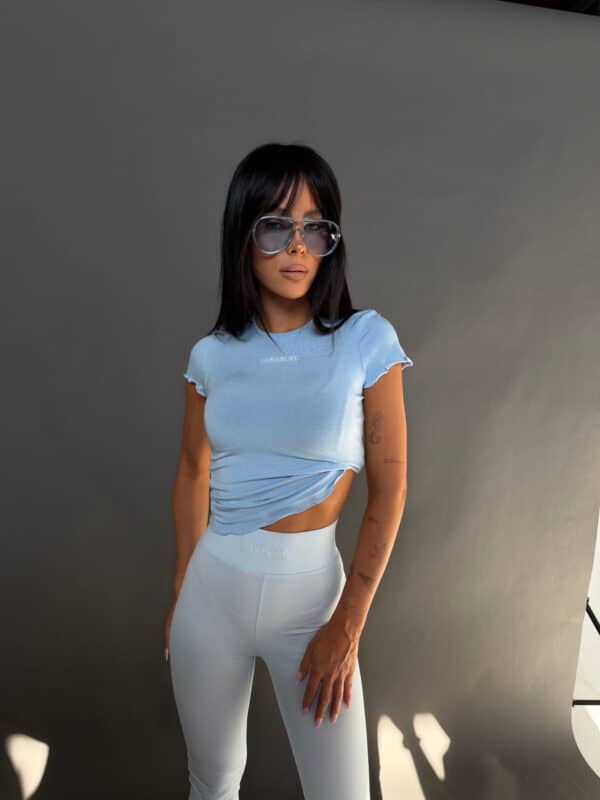 Legginsy BLESSED błękit