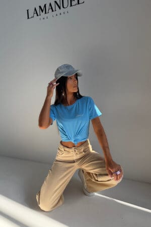 Tshirt POSITIVE lazur