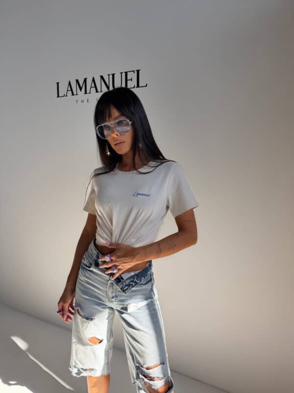 Tshirt POSITIVE vanilla