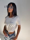 Tshirt POSITIVE vanilla