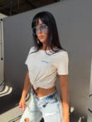 Tshirt POSITIVE vanilla