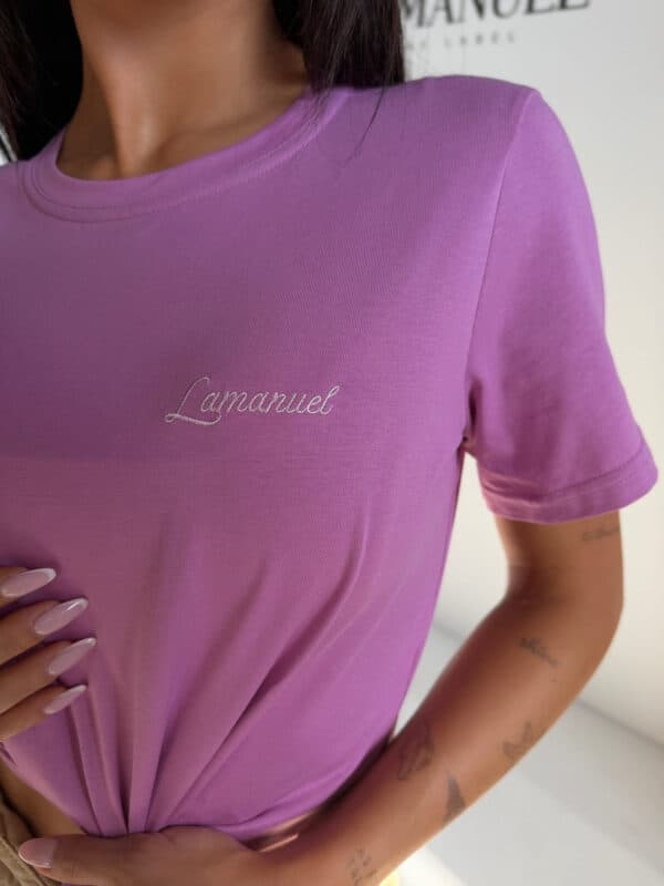 Tshirt POSITIVE mauve