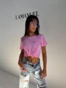 Tshirt POSITIVE róż