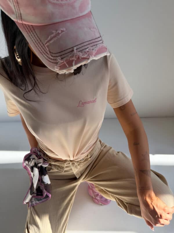 Tshirt POSITIVE łosoś