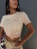 Tshirt POSITIVE łosoś