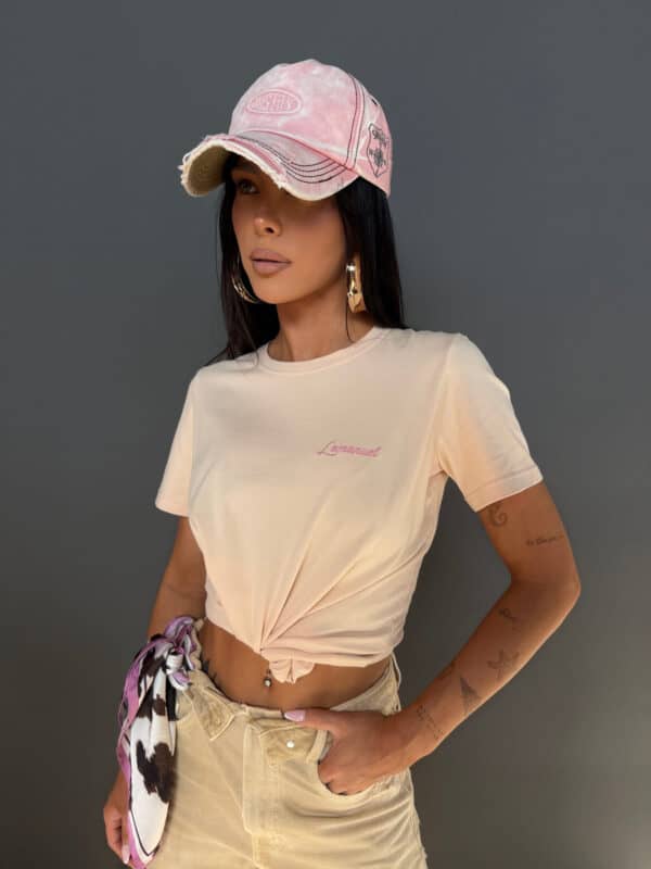 Tshirt POSITIVE łosoś