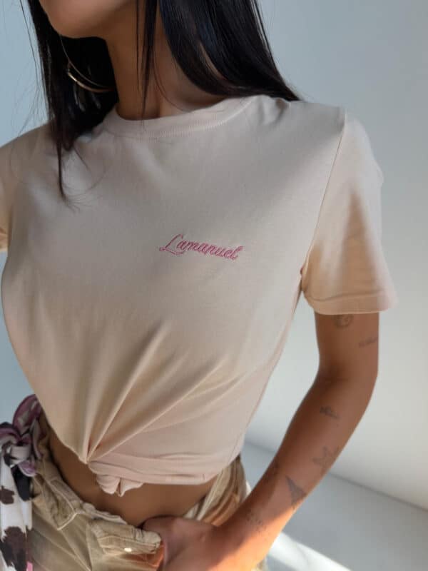 Tshirt POSITIVE łosoś