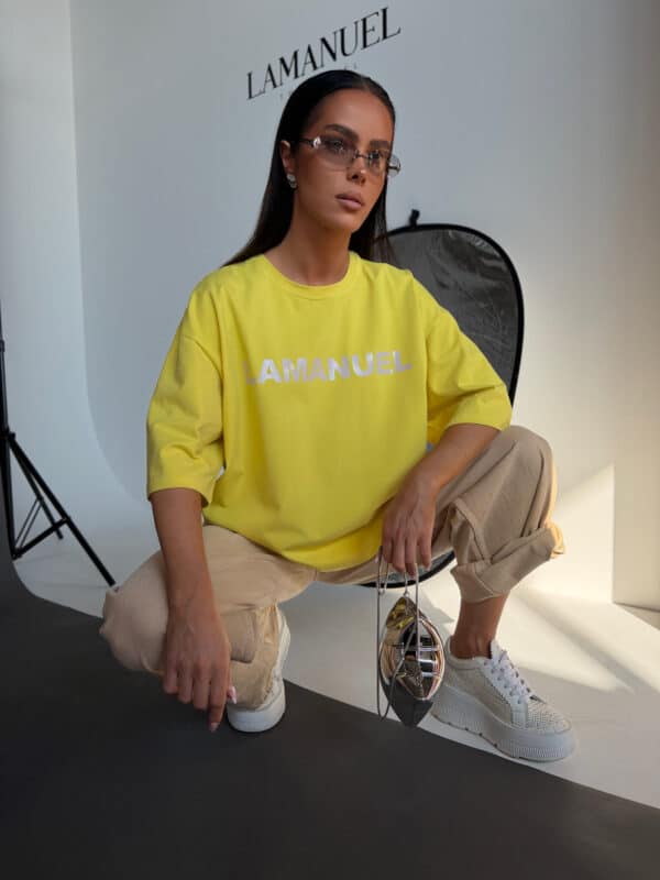 Tshirt BLANK żółty