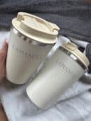 Kubek termiczny POURED beż