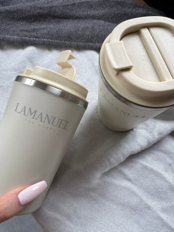 Kubek termiczny POURED beż