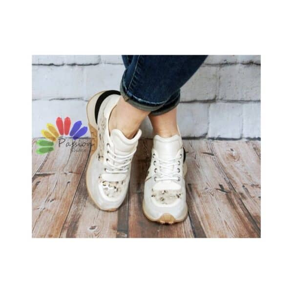 Trampki Boccato 272.402 śmietankowe